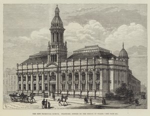 The New Technical School, Bradford, åpnet av Prince of Wales
